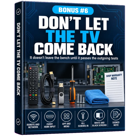 Bonus 6, Don’t Let the TV Come Back
